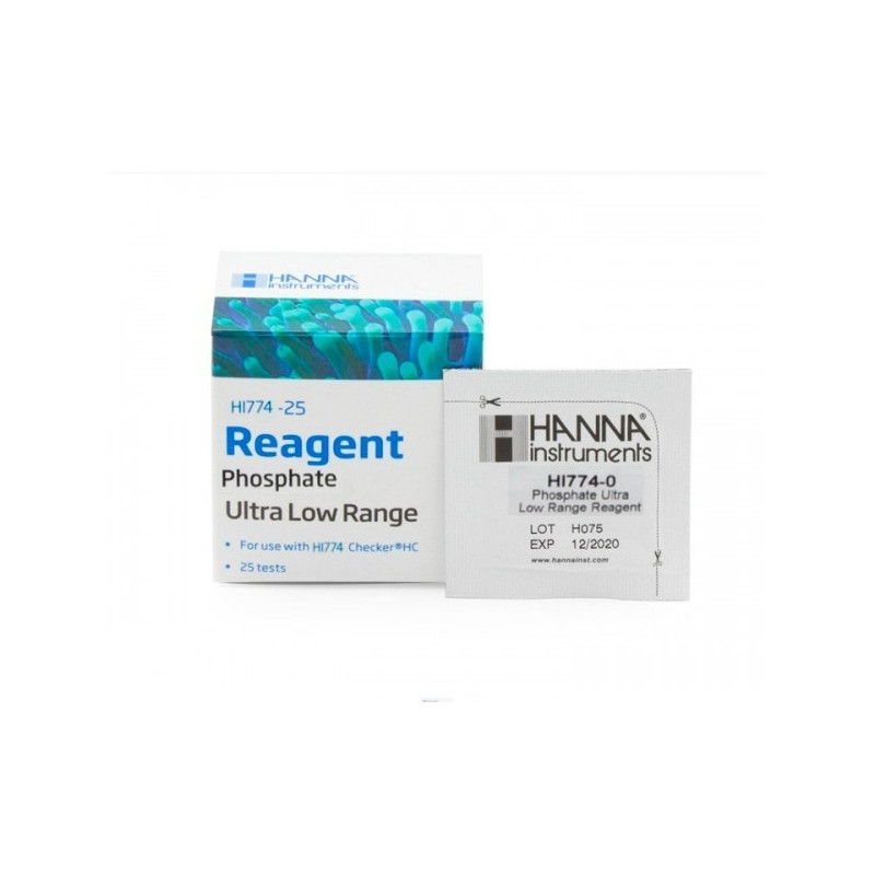 HANNA, ULTRA LOW PHOSPHATE REAGENT FOR HI774 (25 TESTS)