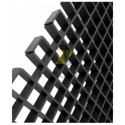 "RESOPAL" TYPE GRILLES 300x600 mm. BLACK