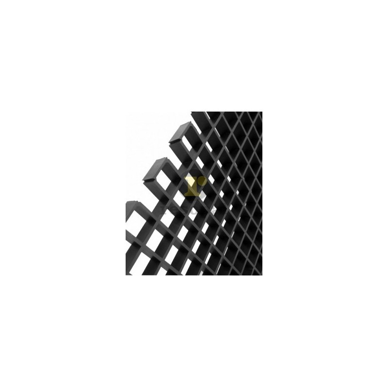 "RESOPAL" TYPE GRILLES 300x600 mm. BLACK