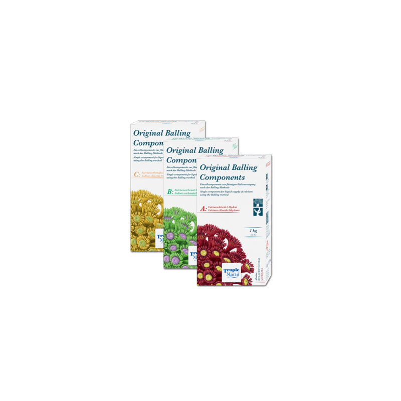 TROPIC MARIN ORIGINAL BALLING COMPONENT SET (1 KG EACH)