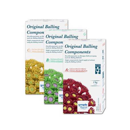 TROPIC MARIN ORIGINAL BALLING COMPONENT SET (1 KG EACH)
