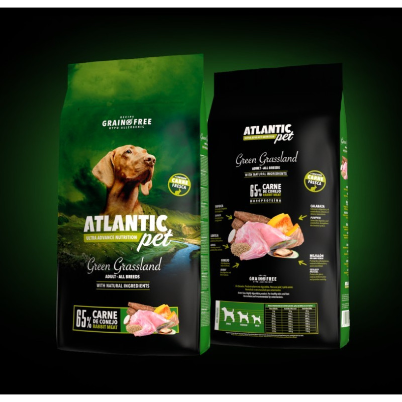 Atlantic pet ultra green grassland 2kg-12kg