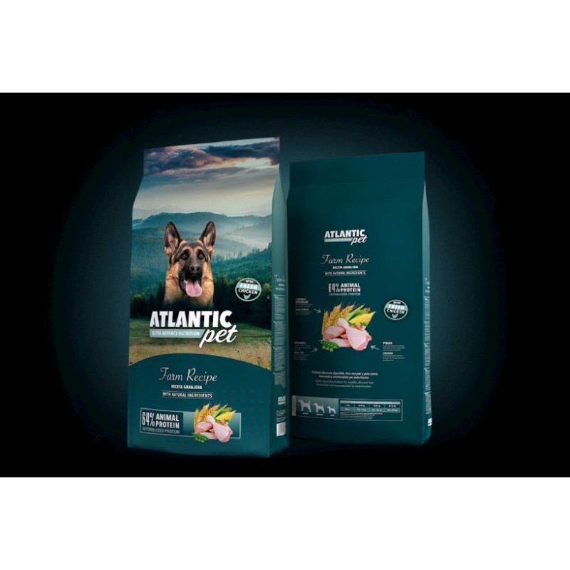 Atlantic pet receta pollo fresco 3Kg-15Kg