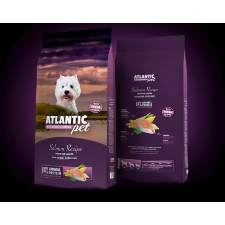 Atlantic pet receta salmón fresco 3Kg-15Kg