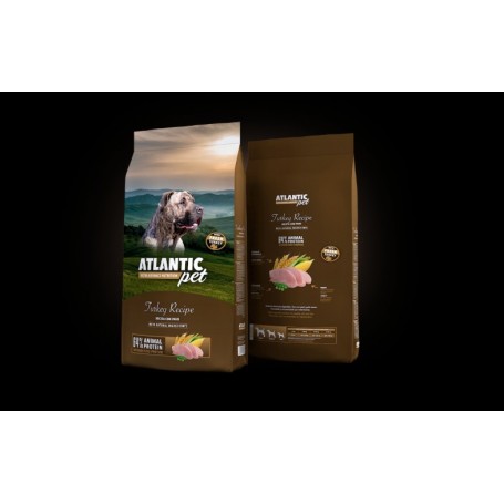 Atlantic pet maxi pavo premium carne fresca 15kg