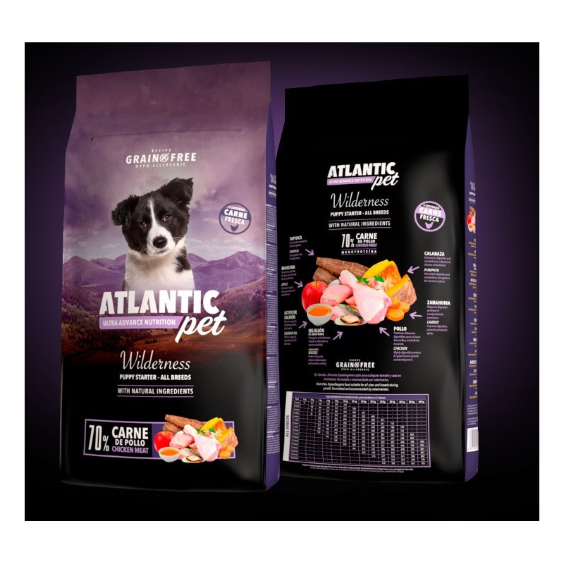 Atlantic pet ultra premium wilderness puppy starter 2Kg
