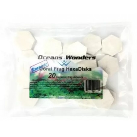 Coral Frag Hexadisks 30 mm (20ud) – Oceans Wonders