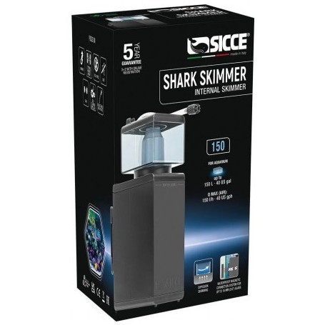 copy of SICCE Shark SKIMMER 150 interior hasta 150L