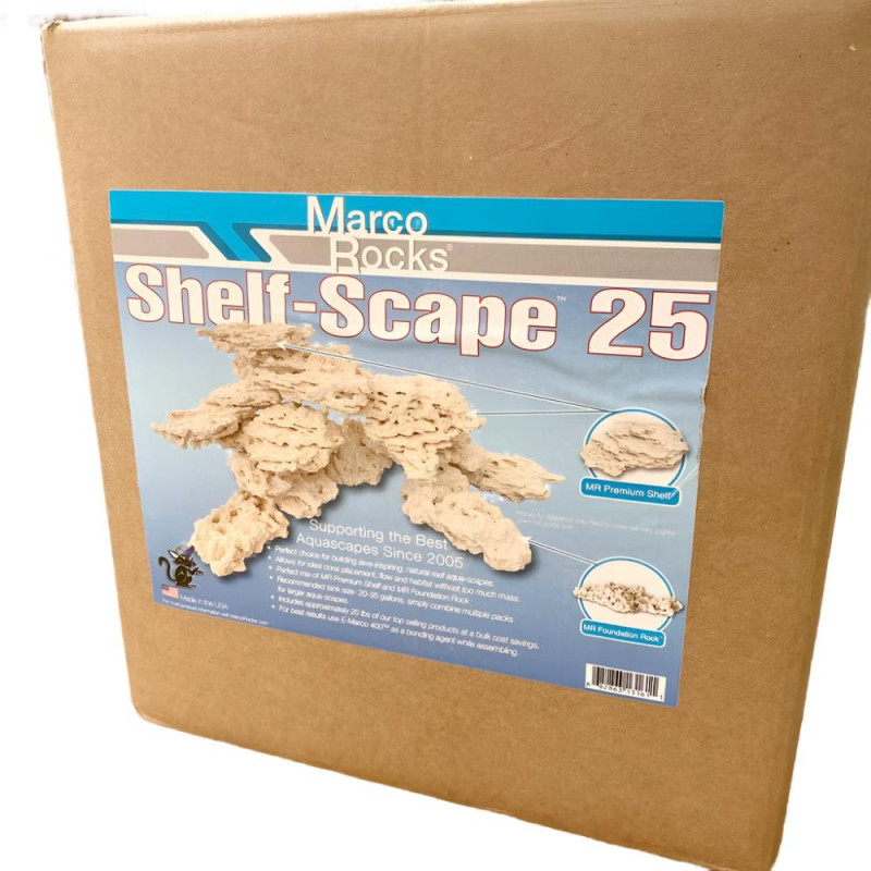 Marcorock Shelf-Scape - Caja de 25 kg