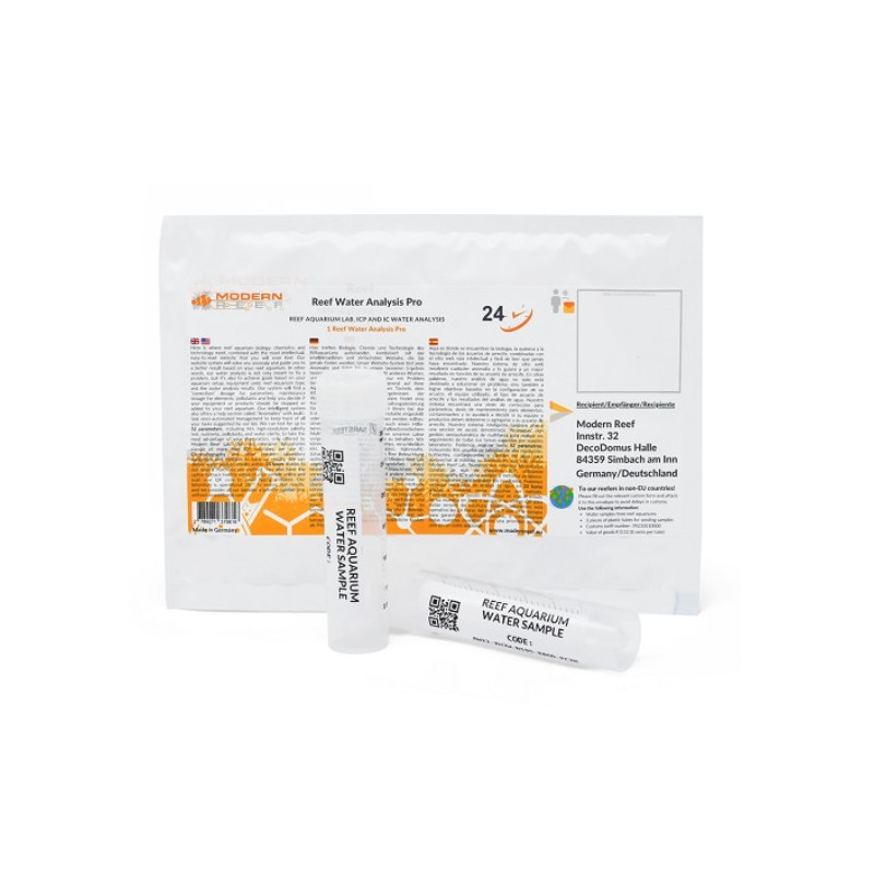Modern reef ICP reef water analysis pro duo (1 reef water analysis pro + 1 RO/DI water analysis pro