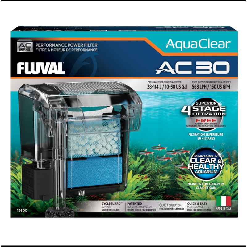 AQUA CLEAR BACKPACK FILTER FLUVAL AC 30
