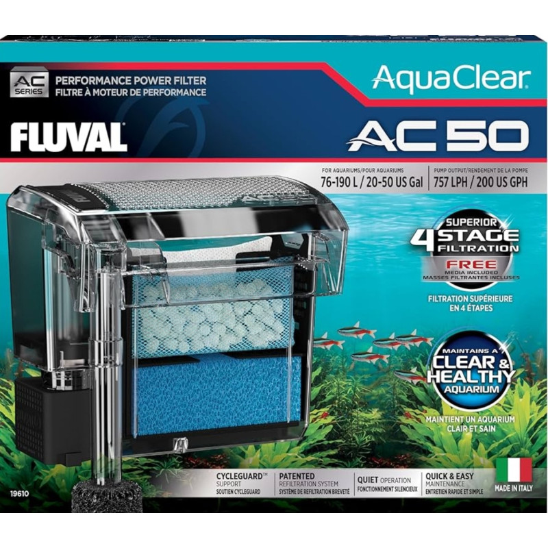 AQUA CLEAR BACKPACK FILTER FLUVAL AC 50
