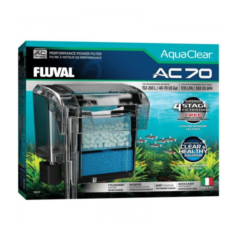 AQUA CLEAR BACKPACK FILTER FLUVAL AC 70